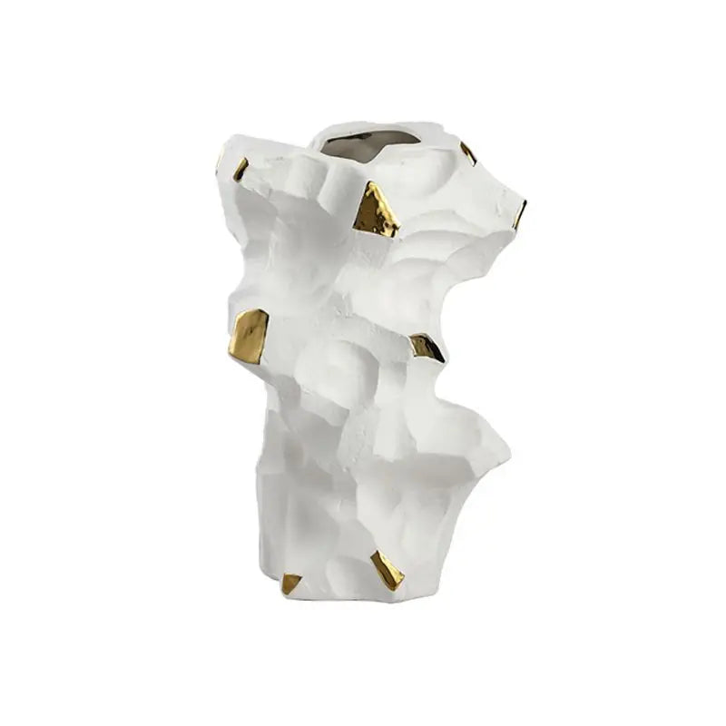 Afralia™ Taihu Stone Vase Abstract Sculpture for Home Decoration