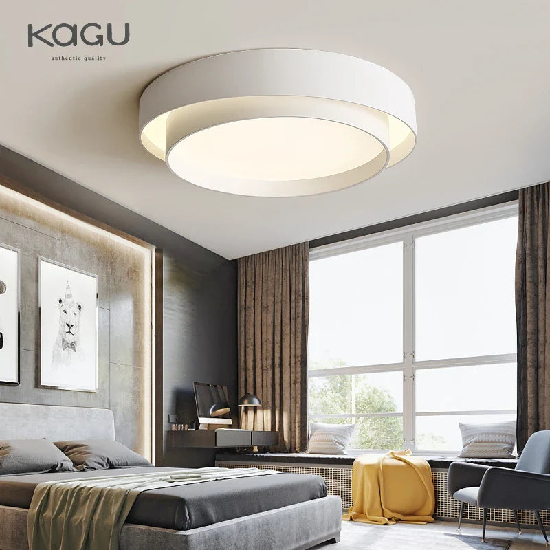 Afralia™ Modern Copper Ceiling Light for Living Room Bedroom Decor