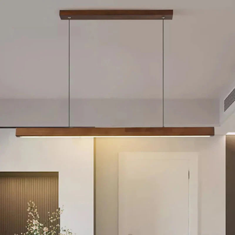 Afralia™ Modern Nordic Wood LED Pendant Light for Bedroom and Living Rooms