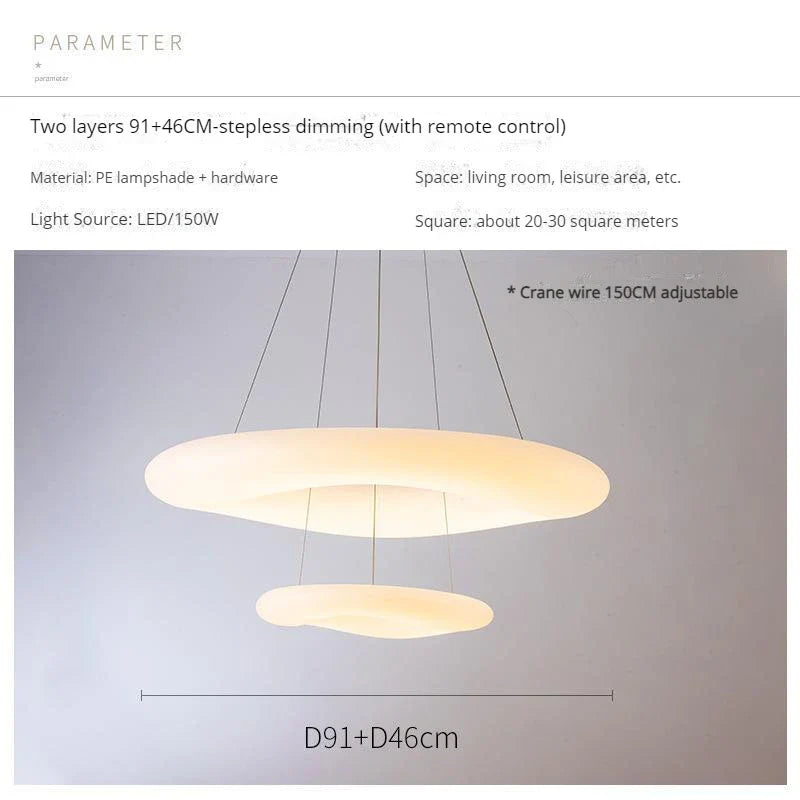 Afralia™ Modern Cloud LED Ceiling Light Chandelier for Living Room Bedroom Kids Room