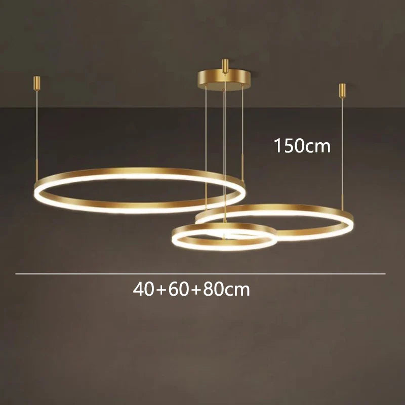 Afralia™ Modern LED Pendant Chandeliers for Indoor Lighting by Afralia