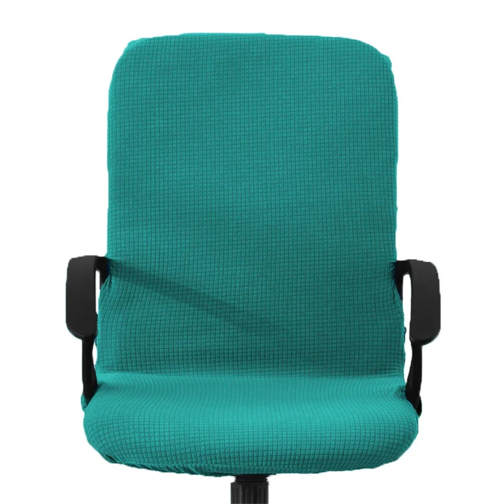 Afralia™ Solid High Armchair Cover Elastic Accent Seat for Home Office