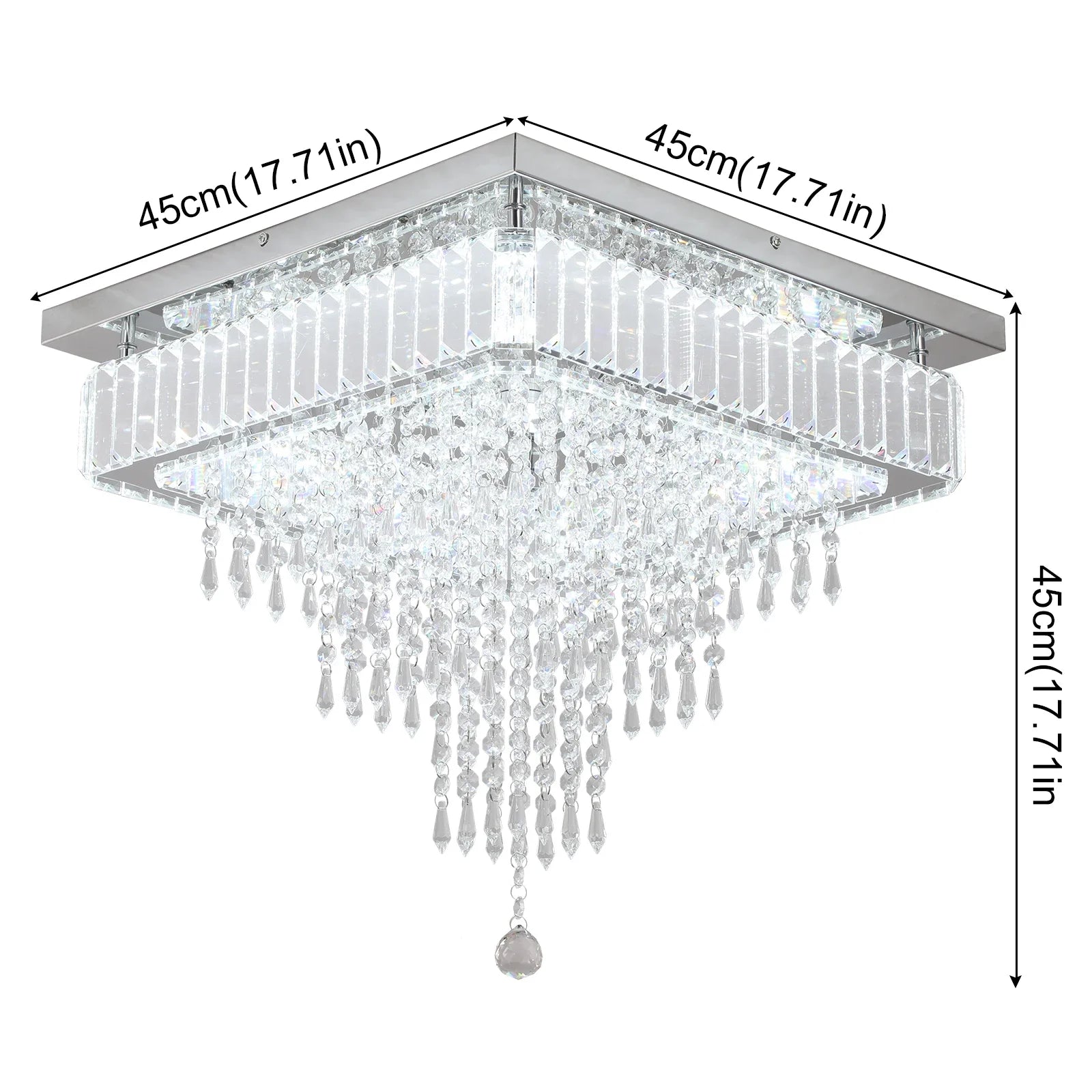 Afralia™ Crystal Ceiling Chandelier: Modern K9 LED Smart Ring Light Fixture for Dining & Living Room