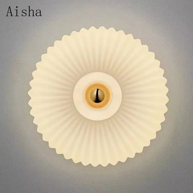 Afralia™ Nordic Glass Wall Lamp for Living Room Bedroom Hotel Atmosphere Sconces