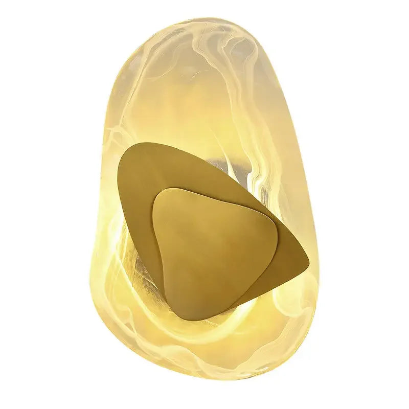 Luxury Irregular Graphic Wall Light by Afralia™ - Modern Bedroom Bedside Sconce