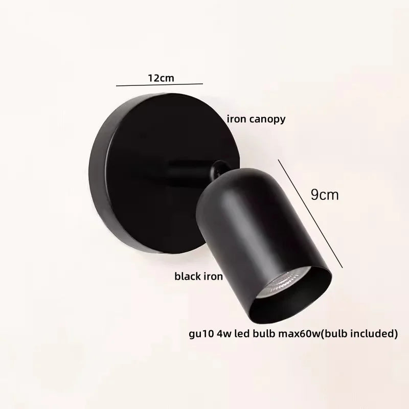 Afralia™ LED Wall Sconce Pull Chain Switch Cream Style Stair Light Fixture