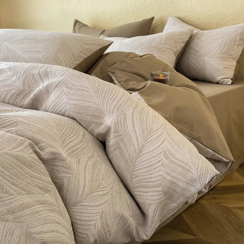 Afralia™ Cotton Three-Layer 3Pcs Bedding Set - Soft, Breathable, and Comfortable