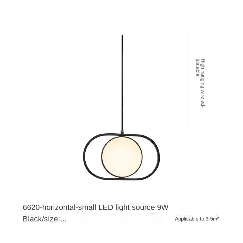 Afralia™ Magic Eye LED Pendant Chandelier for Dining Bedside Bar Home Decor