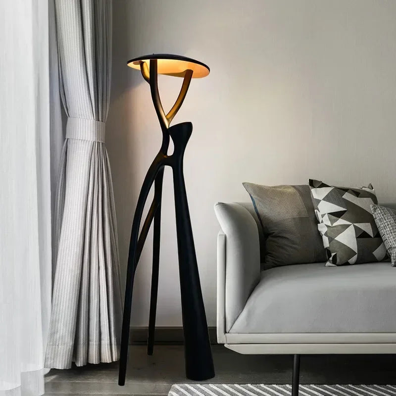 Afralia™ Modern LED Salon Floor Lamp for Home, Living Room, Restaurant, Hotel Lobby