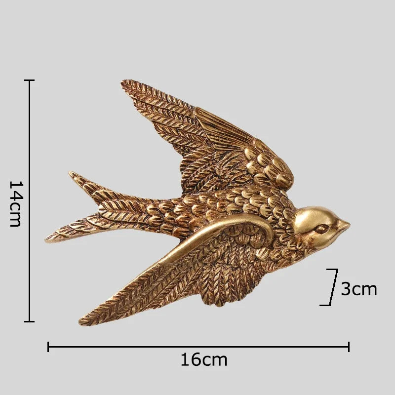 Afralia™ Dove Wall Hanging Hooks for Stylish Living Room Display