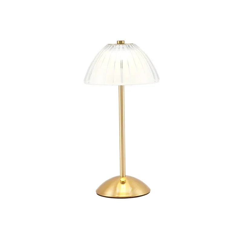 Afralia™ Metal Table Lamp with Charging, Touch Bar, and Creative Iron Decoration