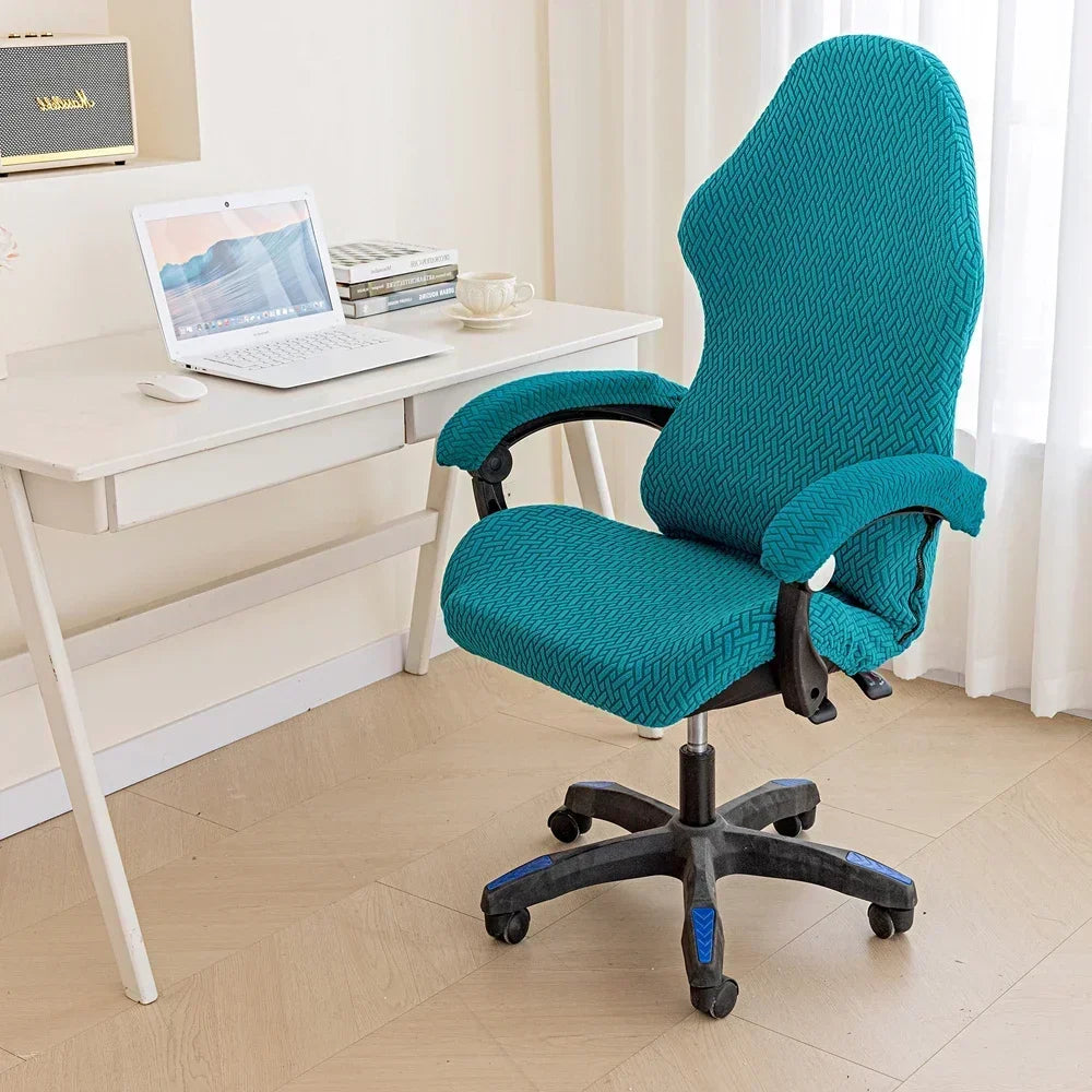Afralia™ Swivel Armchair Cover: Thick Elastic Fabric, Dustproof Seat for Home & Hotel