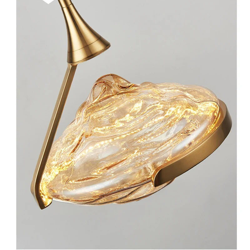 Afralia™ Minimal Bedroom Glass Pendant Lamp for Modern Living