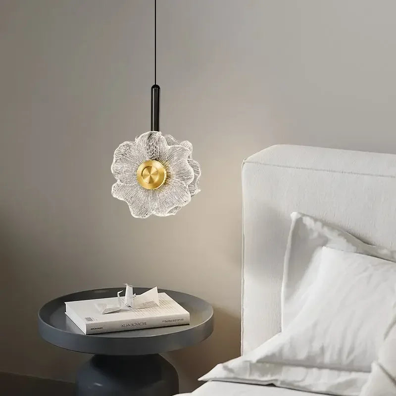 "Afralia™ LED Glass Wall Lamp: Modern Home Decoration for Bedroom Living Room Corridor"
