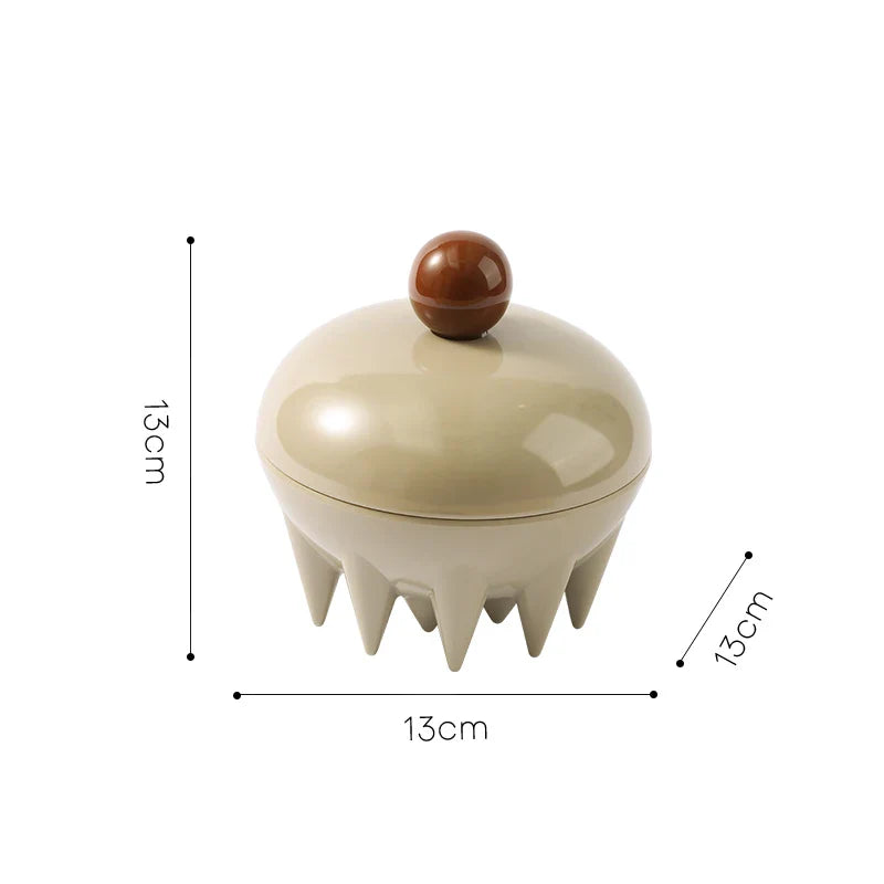 Afralia™ Octopus Ceramic Fruit Bowl & Storage Jar with Lids