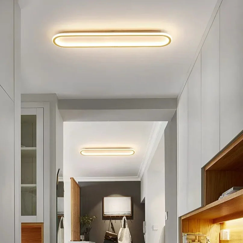 Afralia™ LED Ceiling Lights: Modern Aisle Cloakroom Corridor Balcony Fixture for Home Lighting