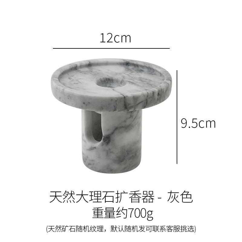 Afralia™ Marble Stone Aromatherapy Diffuser & Oil Melt Burner