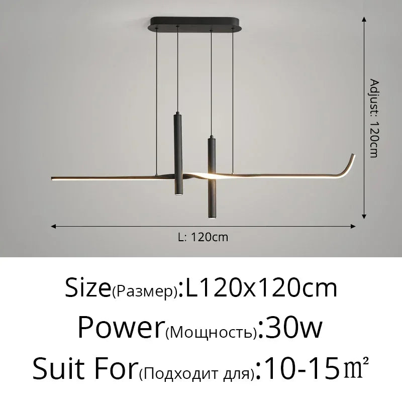 Afralia™ LED Pendant Light for Dining Living Room Kitchen Bar Home Decor