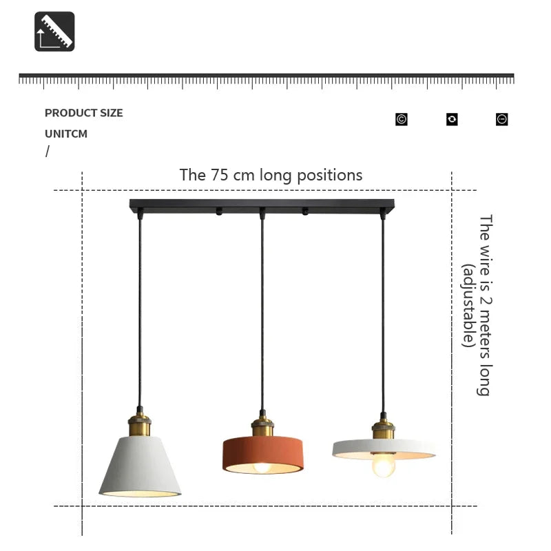 Afralia™ Modern Industrial Pendant Light - Stylish Chandelier for Restaurant and Home Decor