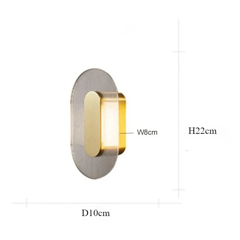 Afralia™ Elegant Glass Wall Lamp for Bedroom, Living Room - Retro Designer Luxury Lighting