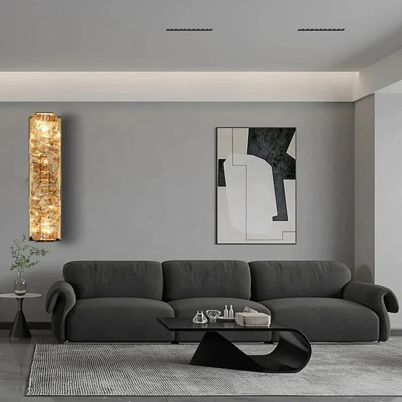 Afralia™ Crystal Wall Sconce Lamps: Luxury Indoor Wall Lights for Modern Room Decor & Bedside Lighting.