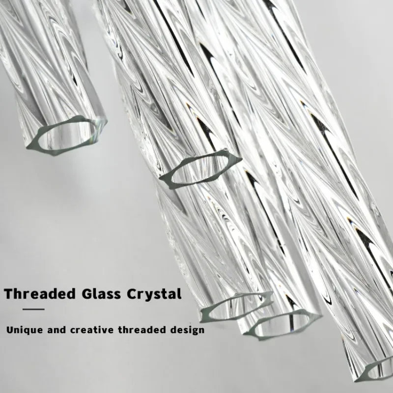 Crystal Led Wall Lamp For Bedroom by Afralia™ - Modern Glass Wall Light for Home Décor