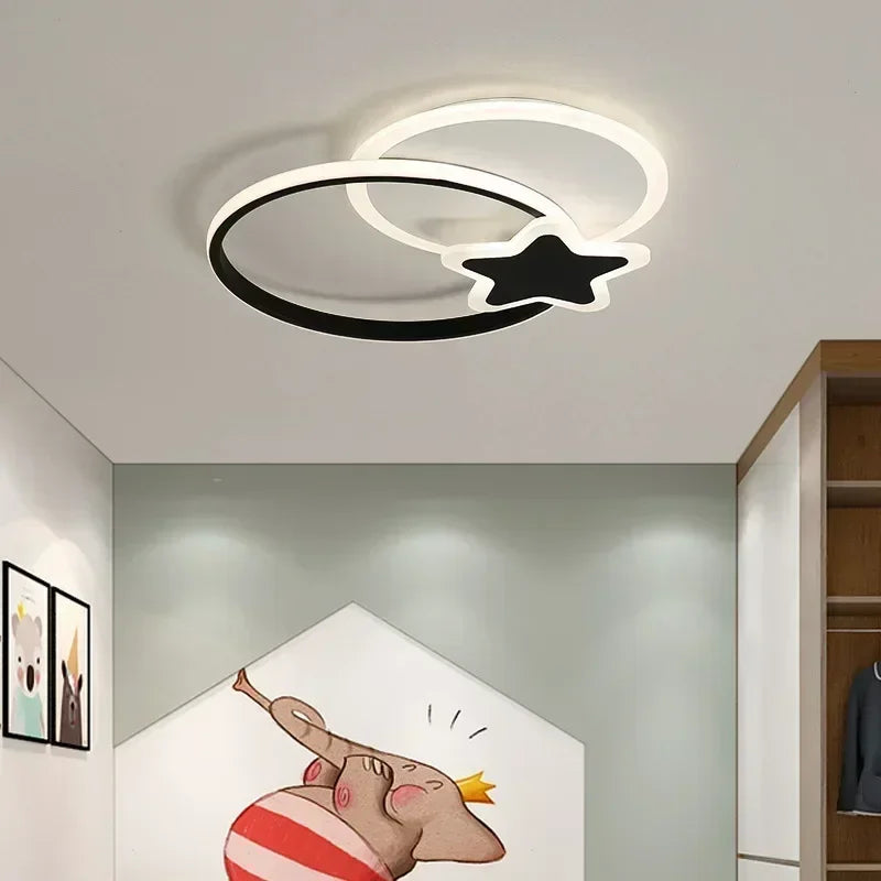 Afralia™ LED Children Room Ceiling Chandelier Indoor Lighting Fixture