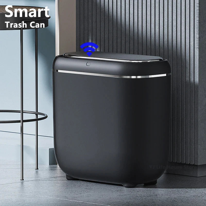 Afralia™ Automatic Sensor Trash Can for Smart Home & Kitchen