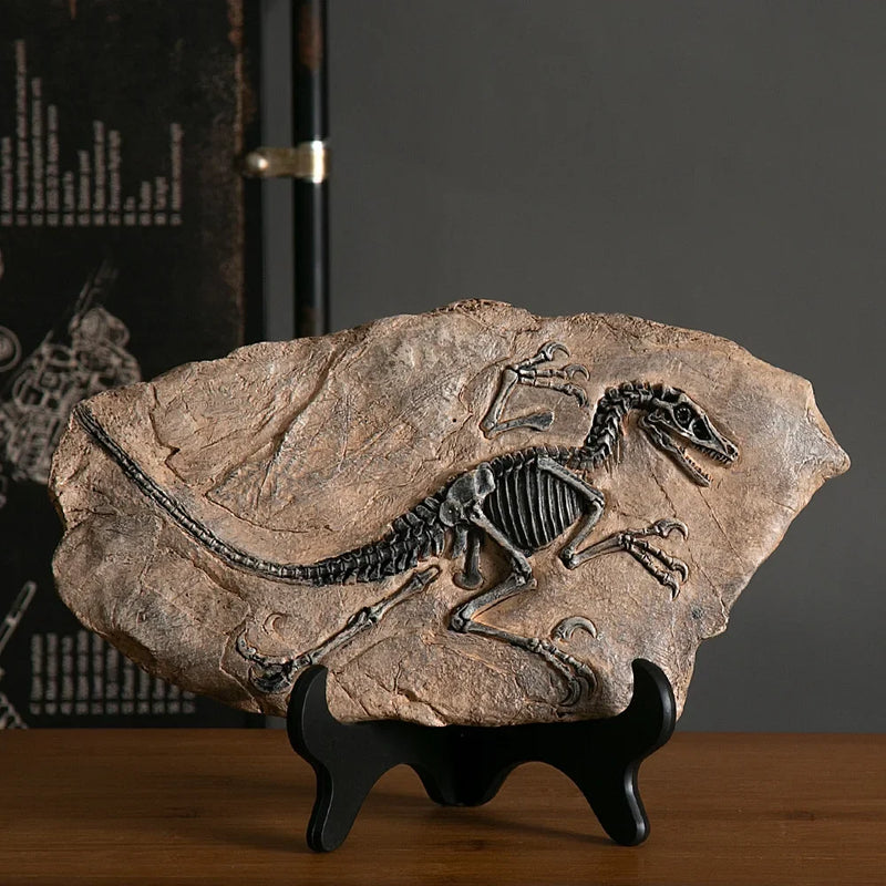 Afralia™ Dino Fossil Resin Craft: Retro Animal Statue, Indoor Living Room Decor & Gift