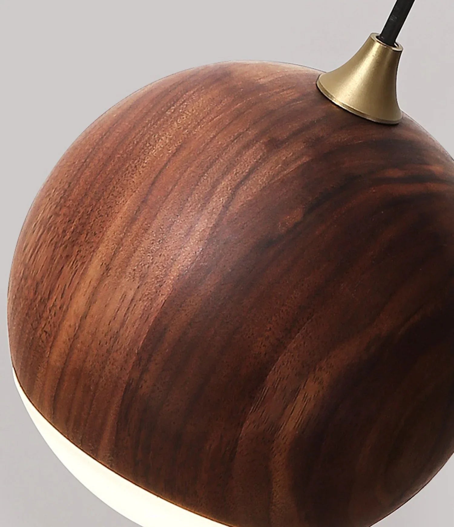 Afralia™ LED Walnut Wood Wall Light Sconce with Adjustable Acrylic Lamparas