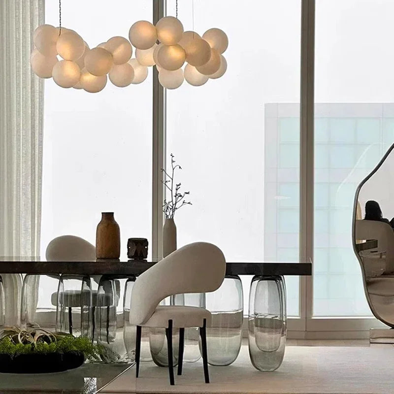 Afralia™ Modern LED Pendant Chandeliers for Living Room & Dining Room Lighting