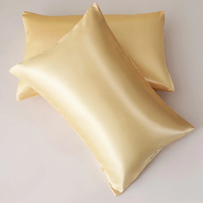 Afralia™ Luxe Rayon Pillowcase: Silky Smooth Satin Pillow Cover for Premium Comfort