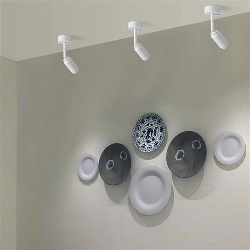 Afralia™ Adjustable Beam LED Ceiling Lamp with Multi-Angle Track Lighting