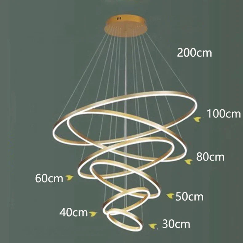 Afralia™ Modern Pendant Lights Indoor Dining Room Chandelier Ceiling Lamp