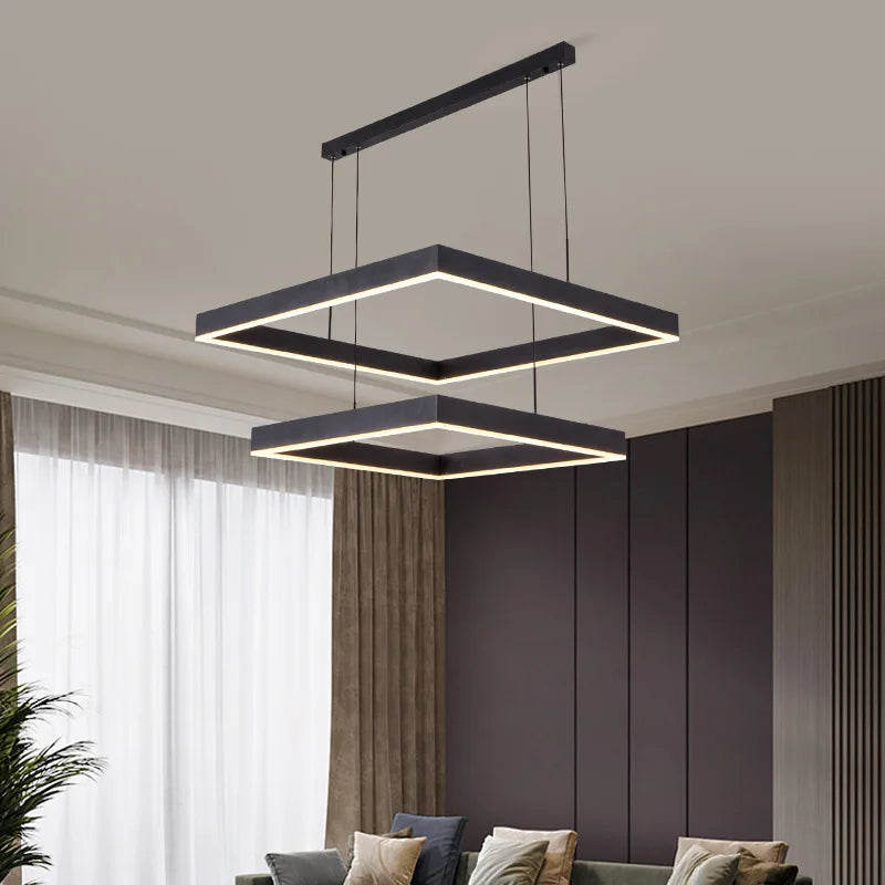 Afralia™ Modern LED Pendant Lamp for Home Decor Chandelier Lighting Fixture