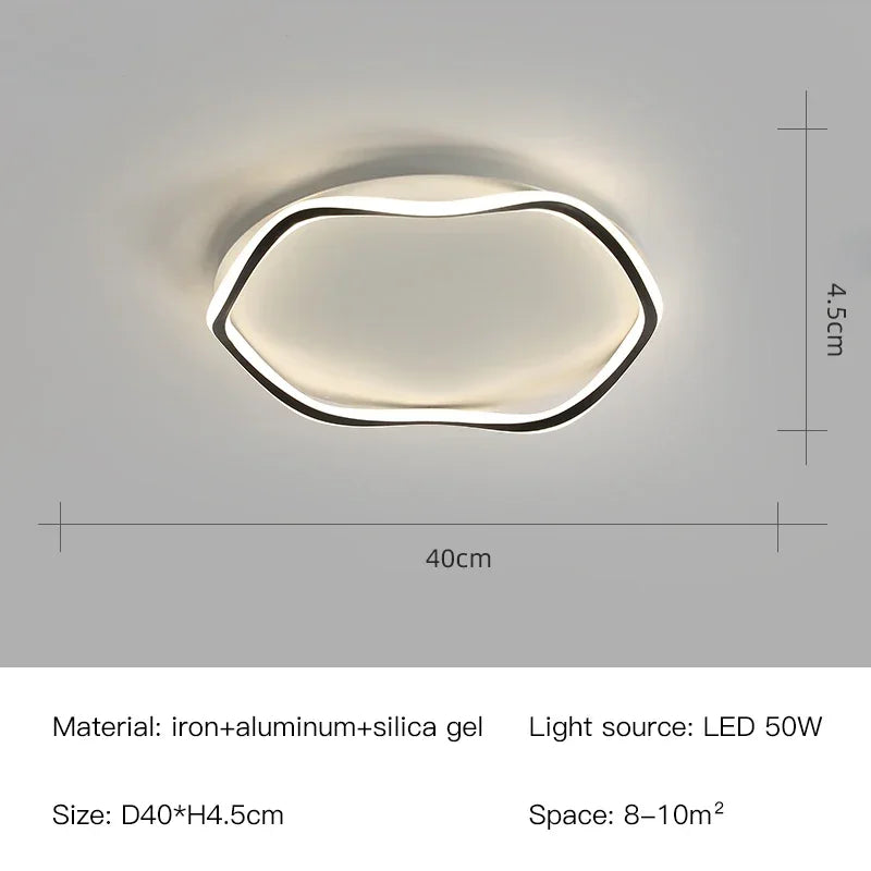 Afralia™ Smart LED Chandelier Modern Ceiling Lights with Remote Control