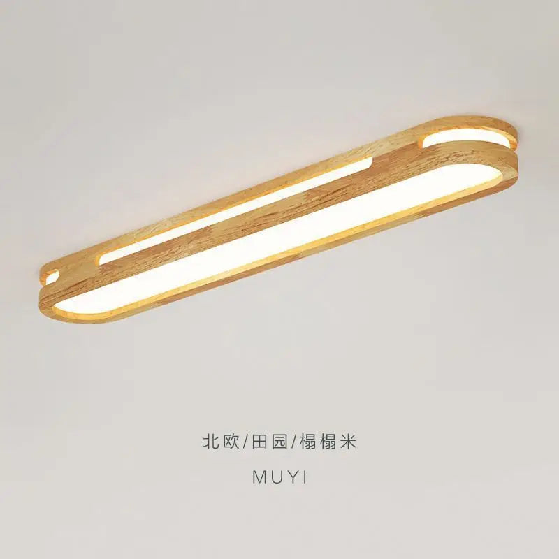 Afralia™ Wooden LED Wall Lamps for Home Indoor Lighting
