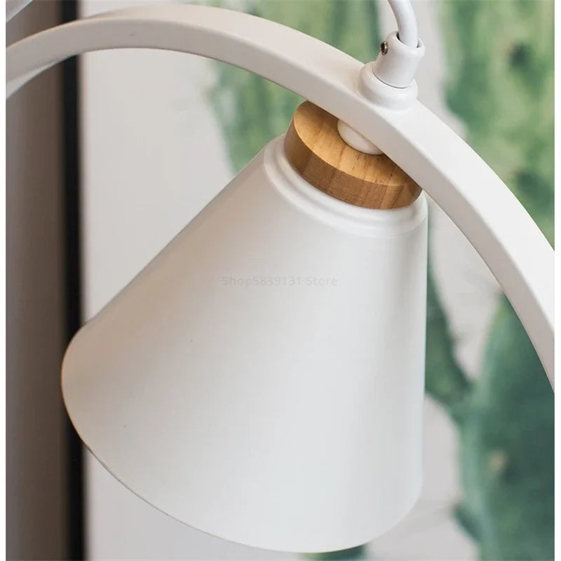 Afralia™ Iron Ring Pendant Lights Nordic Modern Child Bedroom Hanging Lamps Led Bird Light E27