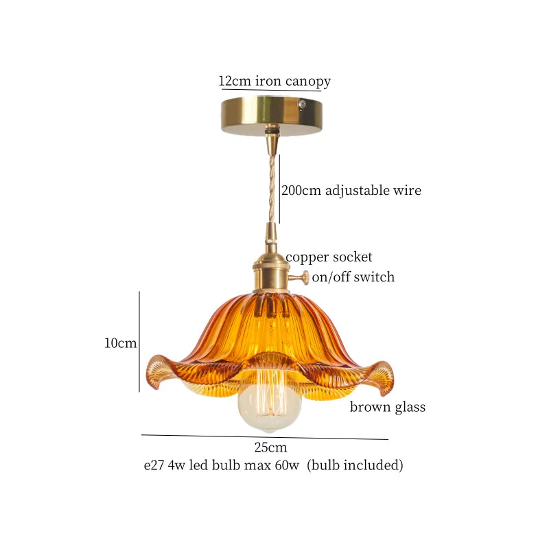 Afralia™ Minimalist Nordic Glass LED Pendant Lamp for Home and Kitchen