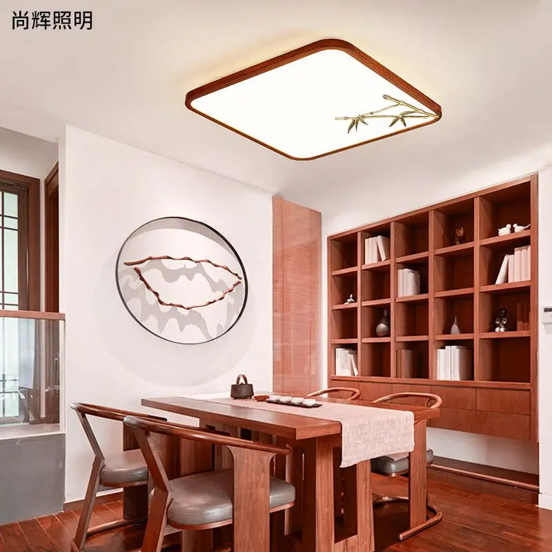 Afralia™ Chinese Style LED Ceiling Lamp, Ultra-Thin Round Design for Living Room and Bedroom