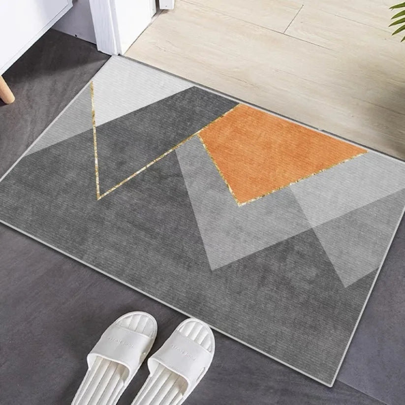 Afralia™ Soft Velvet Bathroom Rug: Absorbent, Non-Slip, Quick-Drying, Easy to Clean Carpet