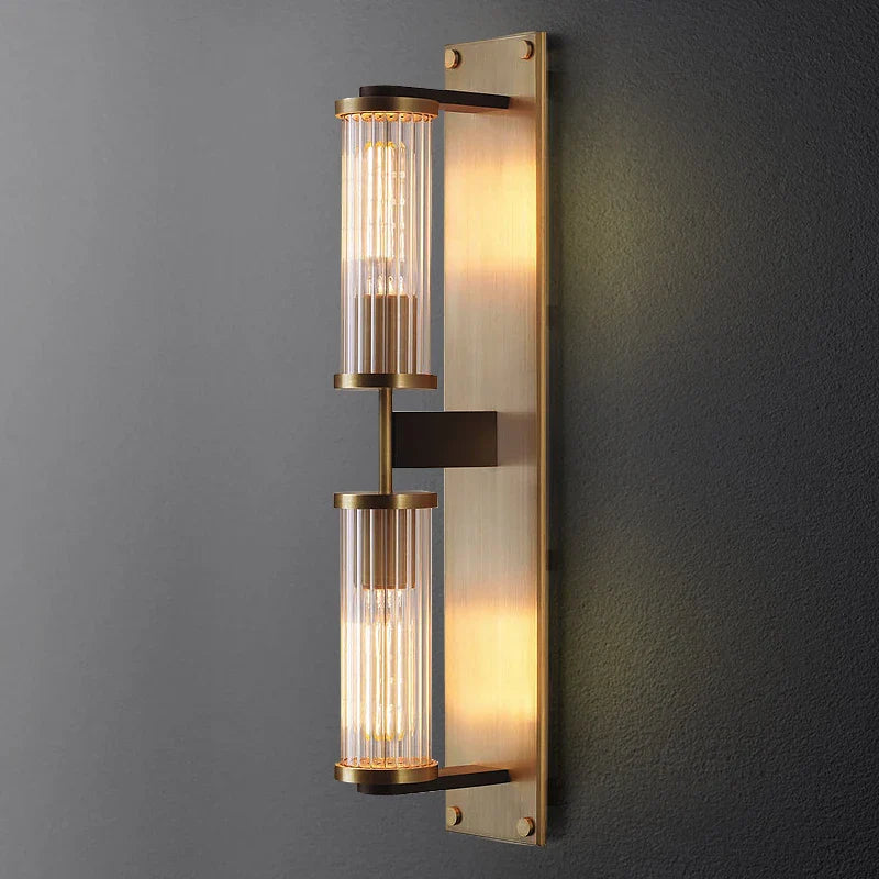 Afralia™ Copper LED Wall Lamp for Modern Living Room & Bedroom Lighting