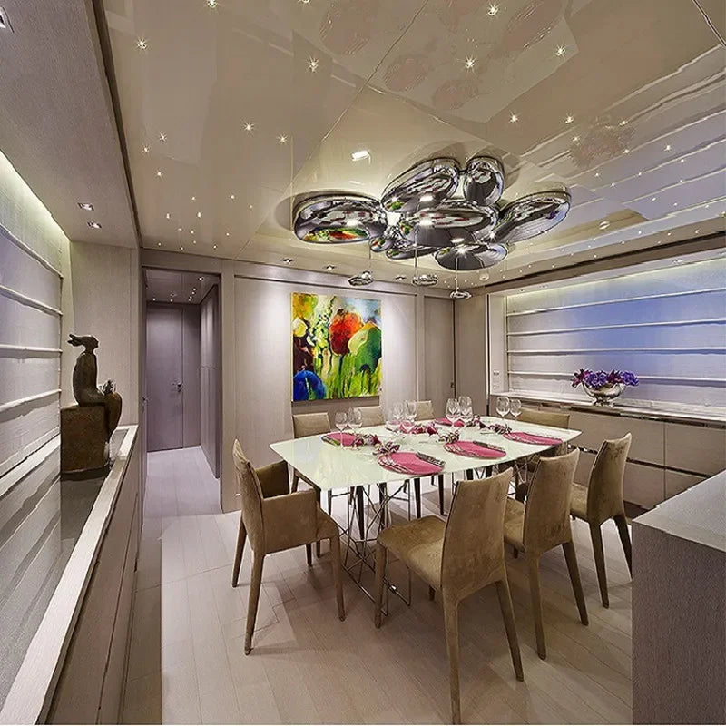 Afralia™ Nordic Beetle Acrylic Ceiling Chandelier - Dimmable Luxury Pendant Lights