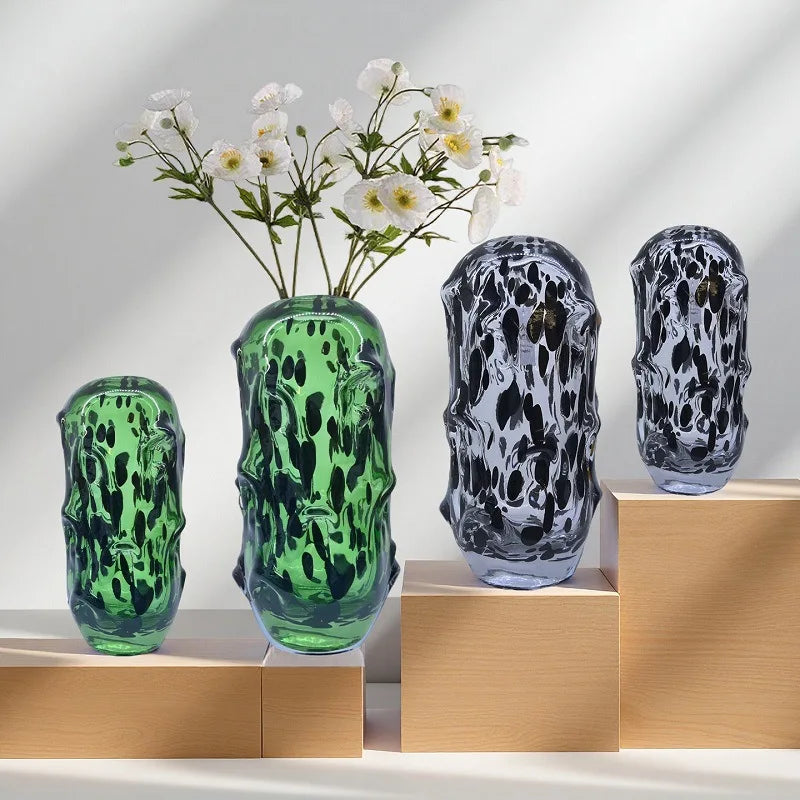 Afralia™ Wave Point Glass Vase Flowerpot Terrarium Decoration