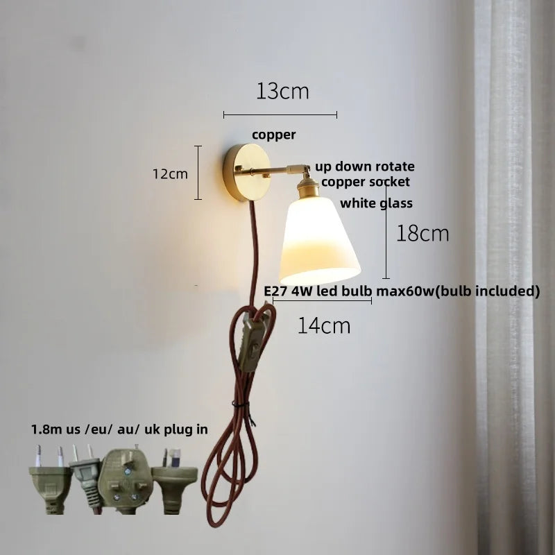 Afralia™ Moon LED Wall Lights | Modern Nordic Reading Lamp | White Up Down Rotate Bedside Aplique