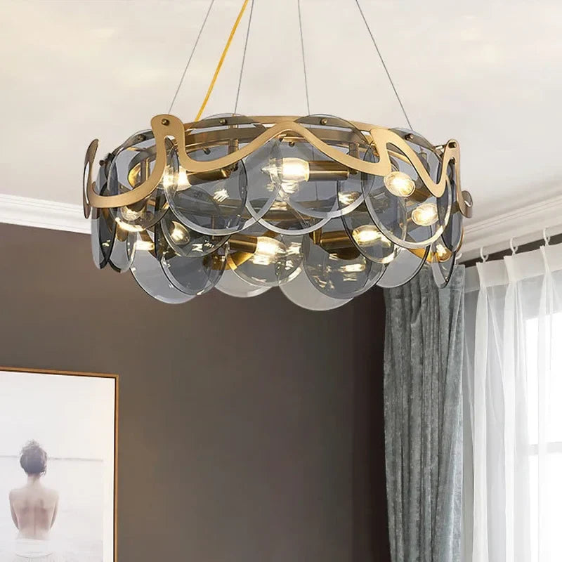 Afralia™ Modern Clouds Glass Pendant Lights for Luxury Home Decor Lighting