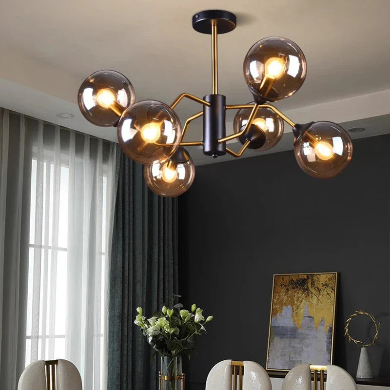 Afralia™ Modern LED Pendant Light Chandeliers for Living Room Dining Room Indoor Lighting