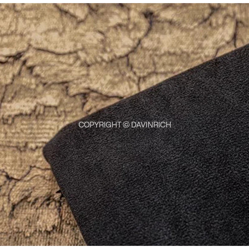 Afralia™ Luxe Gold Foil Fabric Texture Waist Cushion Cover 30x50cm