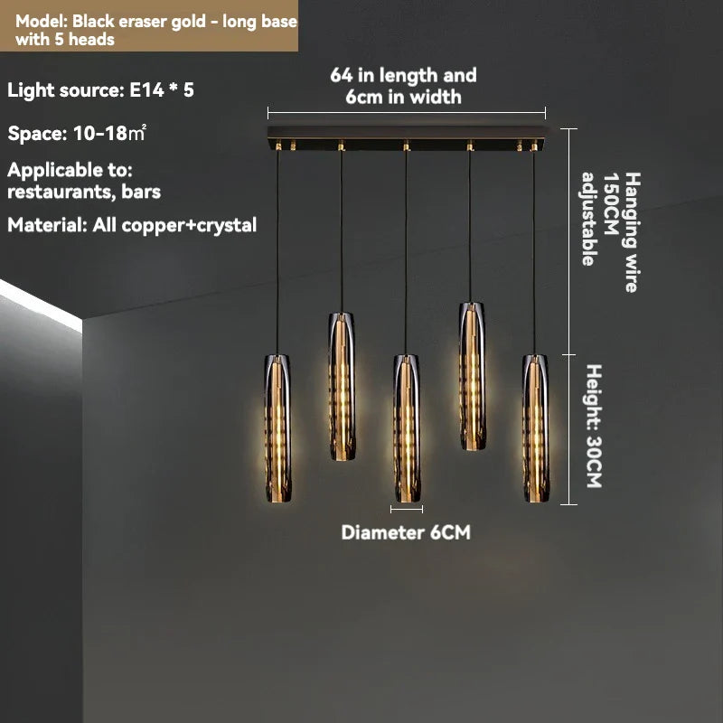 Afralia™ Crystal Pendant Light: Modern LED Round Hanging Lamp for Living Room and Dining Room