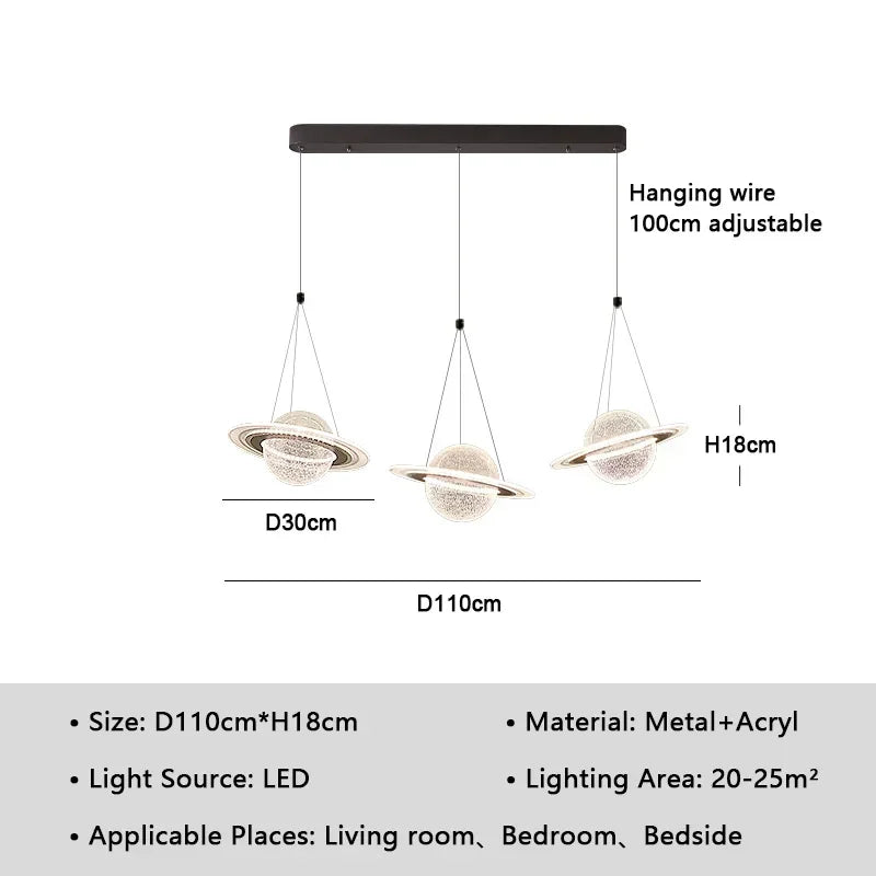 Afralia™ Nordic LED Acrylic Globe Chandelier for Modern Minimalist Room Decor